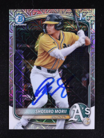 Shotaro Morii Signed 2025 Bowman Chrome Mega Box Prospects #BCP170 (BGS) at PristineAuction.com