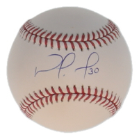 Nomar Mazara Signed OML Baseball (JSA) at PristineAuction.com