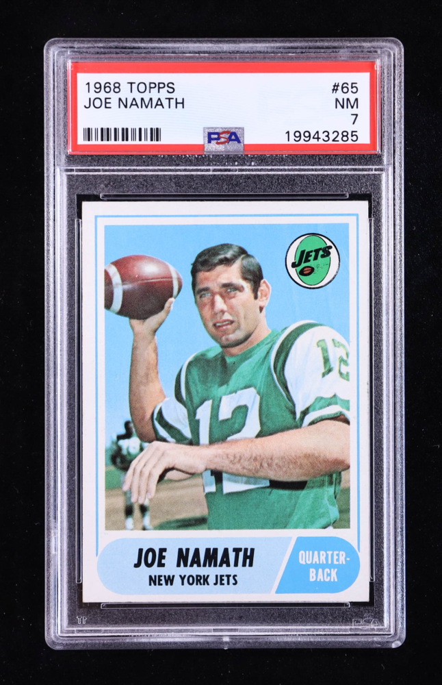 Joe Namath 1968 Topps #65 (PSA 7)