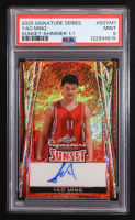 Yao Ming 2025 Leaf Signature Series Sunset Shimmer #SSYM1 #1/1 (PSA 9) at PristineAuction.com