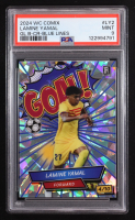 Lamine Yamal 2024 Wild Card Comix Goal Crystal #LY2 #4/10 RC (PSA 9) at PristineAuction.com