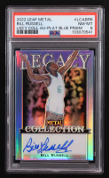 Bill Russell 2022 Leaf Metal Legacy Collection Autograph Prismatic Platinum #BR6 #1/10 (PSA 8) at PristineAuction.com