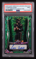 Cameron Ward 2025 Leaf Web Exclusives Autograph Green Kaleidoscope #MACW2 #11/15 (PSA 9) at PristineAuction.com