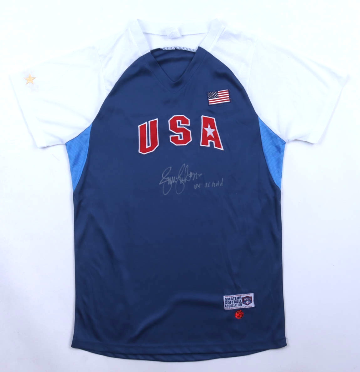 Jennie Finch Signed Jersey inscribed "04 US Gold" (Sports Integrity) at PristineAuction.com Jennie Finch Signed Jersey inscribed "04 US Gold" (Sports Integrity) at PristineAuction.com