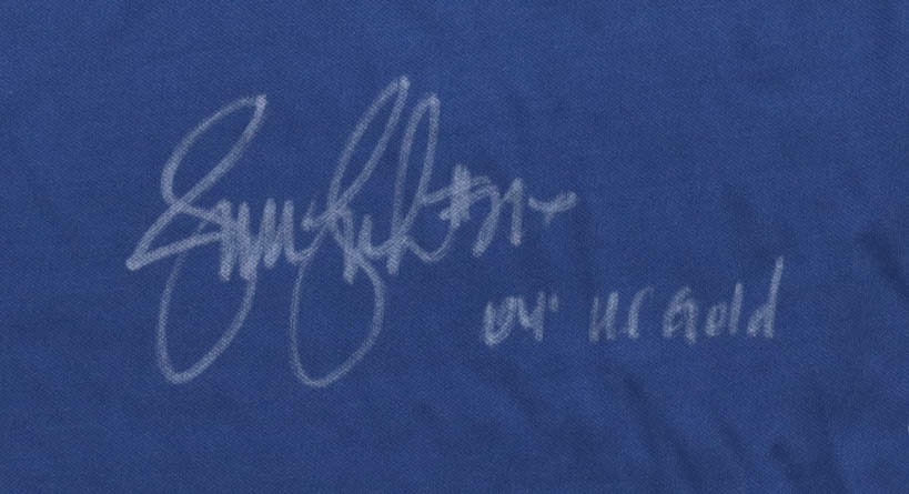 Jennie Finch Signed Jersey inscribed "04 US Gold" (Sports Integrity) at PristineAuction.com Jennie Finch Signed Jersey inscribed "04 US Gold" (Sports Integrity) at PristineAuction.com