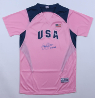 Jennie Finch Signed Jersey inscribed "04 US Gold" (Sports Integrity) at PristineAuction.com