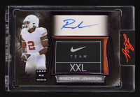 Roschon Johnson 2023 Leaf Trinity Patch Autographs Purple #PARJ2 #1/1 RC at PristineAuction.com