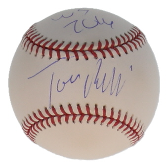 Tom Ricketts Signed OML Baseball Inscribed "WS 2016" (JSA) at PristineAuction.com Tom Ricketts Signed OML Baseball Inscribed "WS 2016" (JSA) at PristineAuction.com