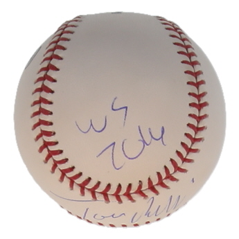 Tom Ricketts Signed OML Baseball Inscribed "WS 2016" (JSA) at PristineAuction.com Tom Ricketts Signed OML Baseball Inscribed "WS 2016" (JSA) at PristineAuction.com