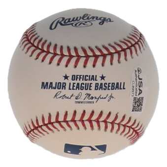 Tom Ricketts Signed OML Baseball Inscribed "WS 2016" (JSA) at PristineAuction.com Tom Ricketts Signed OML Baseball Inscribed "WS 2016" (JSA) at PristineAuction.com