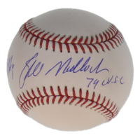"Mad Dog" Bill Madlock Signed OML Baseball Inscribed "79 WSC" (JSA) at PristineAuction.com