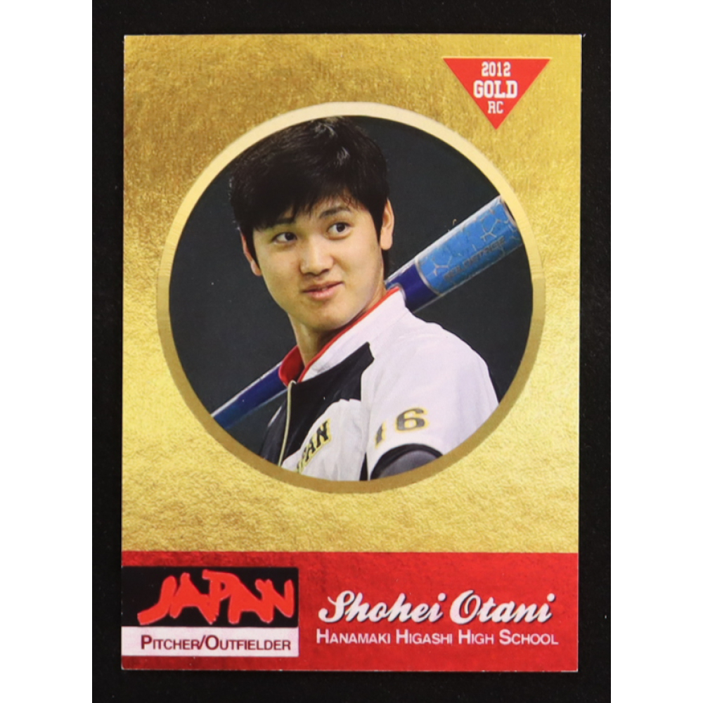 大谷翔平 2012 Rookie Phenoms GMA 10 Shohei Ohtani 2012 Rookie Phenoms Japan Gold #NNO RC | Pristine