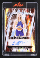 Cameron Brink 2025 Leaf Electrum Crystallography Autograph Bronze #CB2 #8/12 at PristineAuction.com