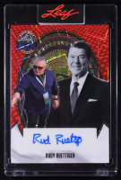 Rudy Ruettiger 2026 Leaf Metal Presidents' Day Laser Red Autographs #BA-RR1 #1/1 at PristineAuction.com