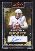 Cameron Ward 2024 Leaf Metal Future Draft Marks Autograph Super Prismatic Gold #CW1 #1/1 at PristineAuction.com