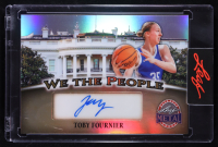 Toby Fournier 2026 Leaf Metal Presidents' Day We The People Prismatic Silver Autographs #WP-TF1 #1/1 at PristineAuction.com