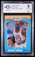 Michael Jordan 1990-91 Fleer All-Stars #5 (BGS 9) at PristineAuction.com