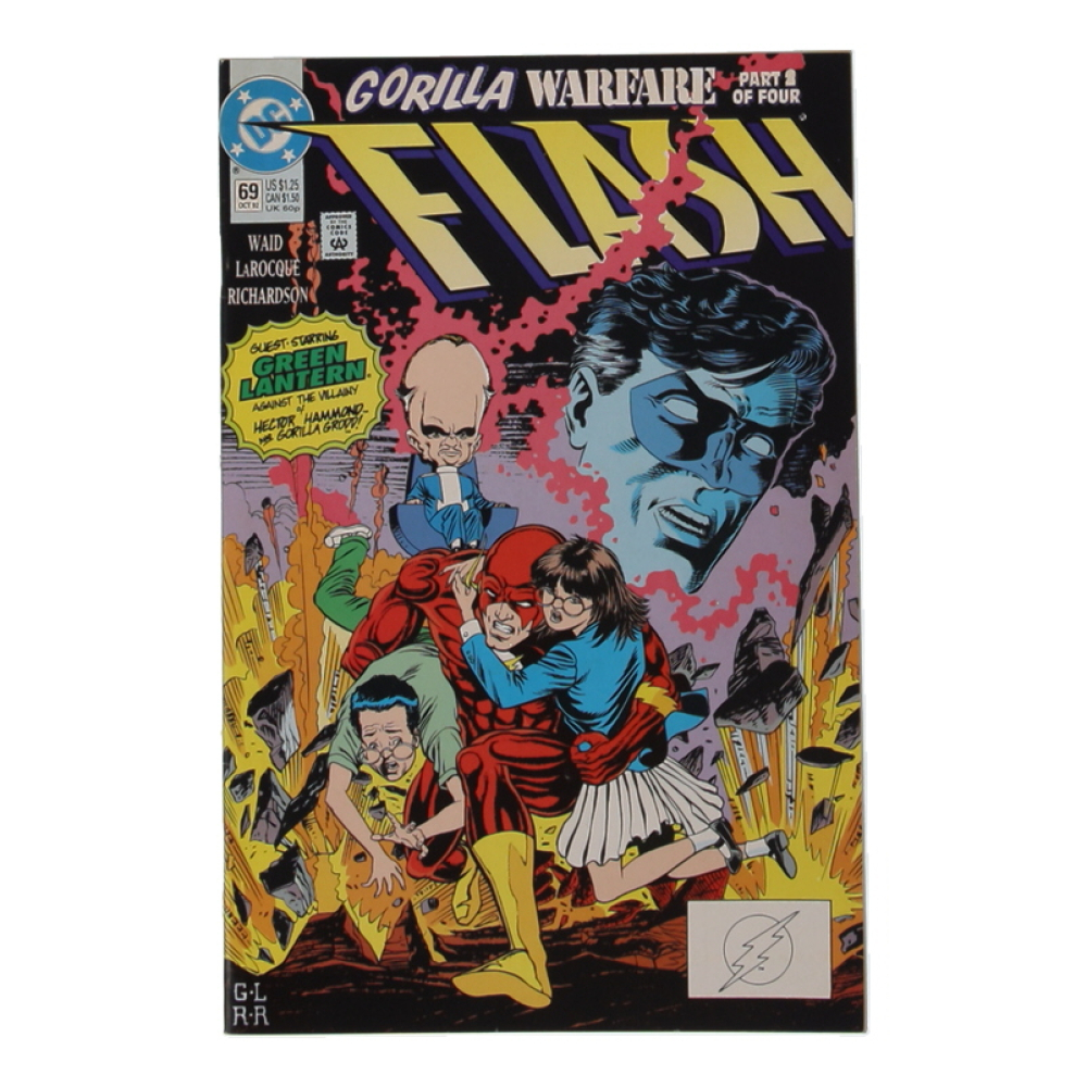 1992 "The Flash" Issue #69 DC Comic Book at PristineAuction.com