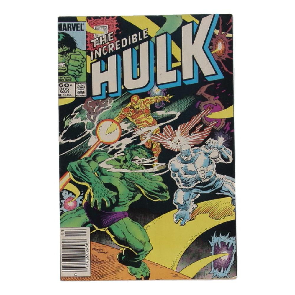 1985 "The Incredible Hulk" Issue #305 Marvel Comic Book at PristineAuction.com
