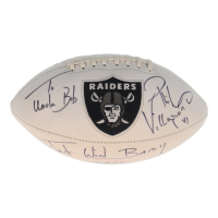 Phil Villapiano Signed Raiders Logo Football Inscribed "Just Win Baby" & "SB XI" (JSA) at PristineAuction.com