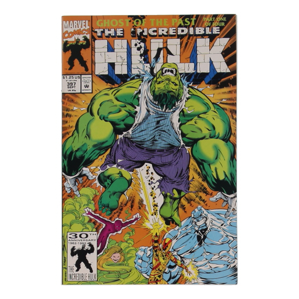 1992 "The Incredible Hulk" Issue #397 Marvel Comic Book at PristineAuction.com