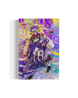 Justin Jefferson Vikings Custom 9x12 Canvas at PristineAuction.com