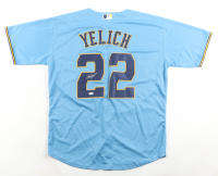 Christian Yelich Signed Jersey (JSA) at PristineAuction.com