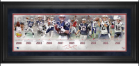 Tom Brady Patriots Custom Framed "Legacy Career Timeline" Collage Photo at PristineAuction.com