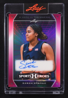 Sarah Strong 2026 Leaf Sports Heroes A Hero In The Making Autograph Pink #SS1 #4/4 at PristineAuction.com