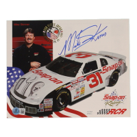Mike Skinner Signed NASCAR 8x10 Hero Card (Beckett) at PristineAuction.com