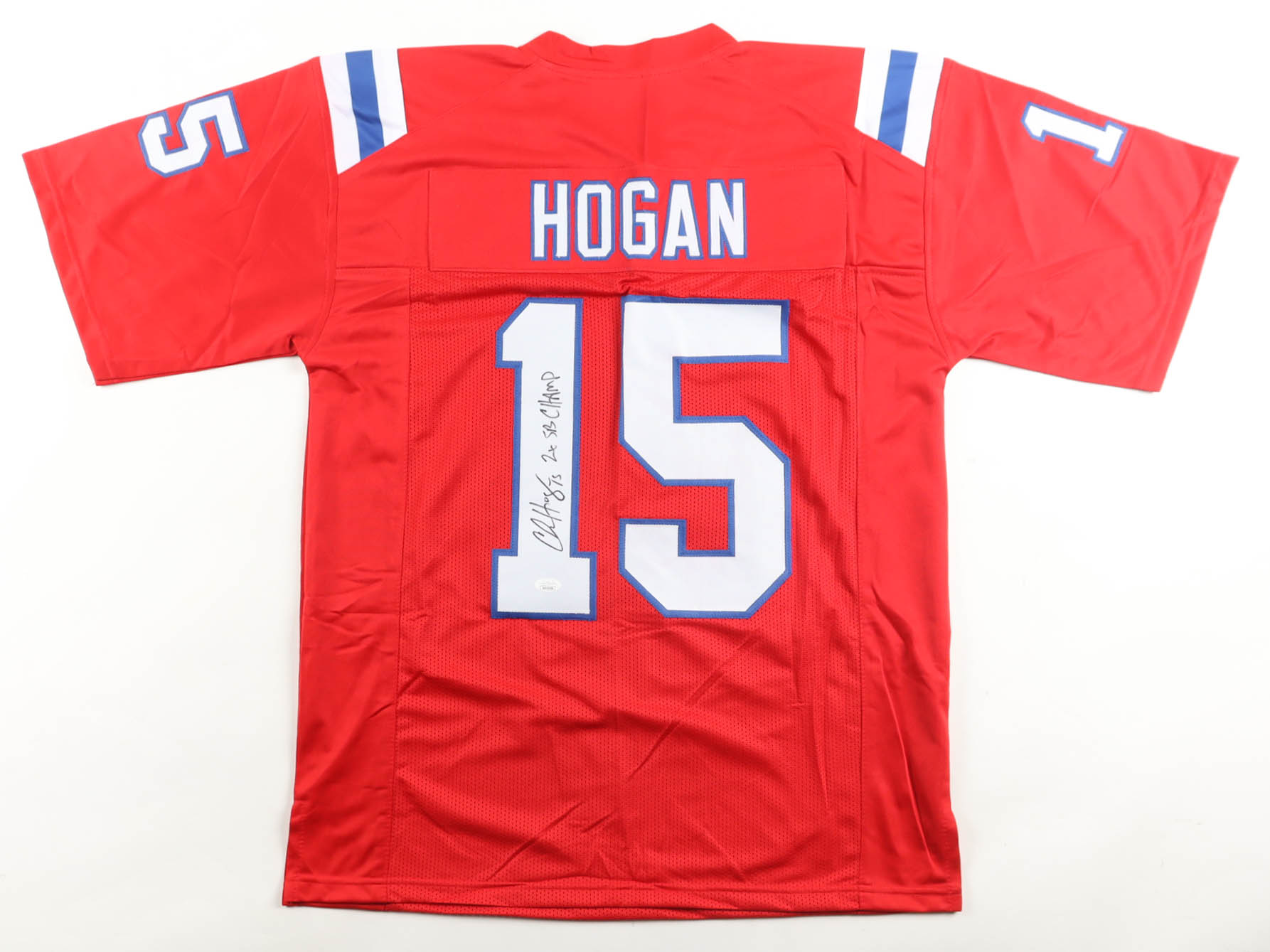 Chris Hogan Signed Jersey Inscribed "2x SB Champ" (JSA) at PristineAuction.com Chris Hogan Signed Jersey Inscribed "2x SB Champ" (JSA) at PristineAuction.com