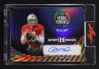 Joe Montana 2026 Leaf Sports Heroes Heroic Moments Autograph #JM2 #1/3 at PristineAuction.com