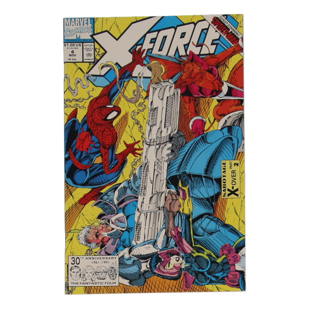 1991 "X-Force" Issue #4 Marvel Comic Book at PristineAuction.com