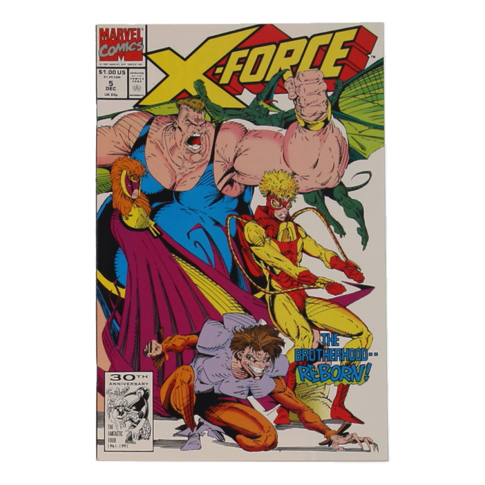 1991 "X-Force" Issue #5 Marvel Comic Book at PristineAuction.com