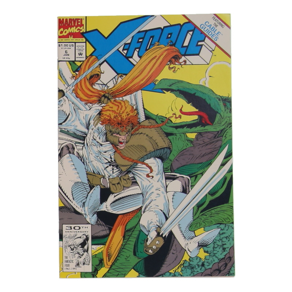 1992 "X-Force" Issue #6 Marvel Comic Book at PristineAuction.com