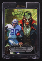 Barry Sanders 2025 Wild Card Haunted Hits Monster Hunt Count Dracula Yellow Cross Hatch #BS #1/1 at PristineAuction.com