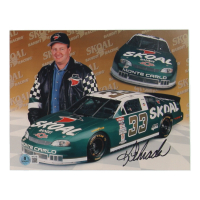 Ken Schrader Signed NASCAR 8x10 Hero Card (Beckett) at PristineAuction.com