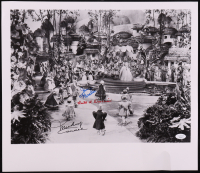 "The Wizard of Oz" 16x19 Photo Cast-Signed by (4) with Karl Slover, Mickey Carroll, Jerry Maren & Ruth Duccini (JSA) at PristineAuction.com