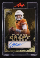 Quinn Ewers 2024 Leaf Metal Future Draft Marks Autograph Super Prismatic Gold #QE1 #1/1 at PristineAuction.com