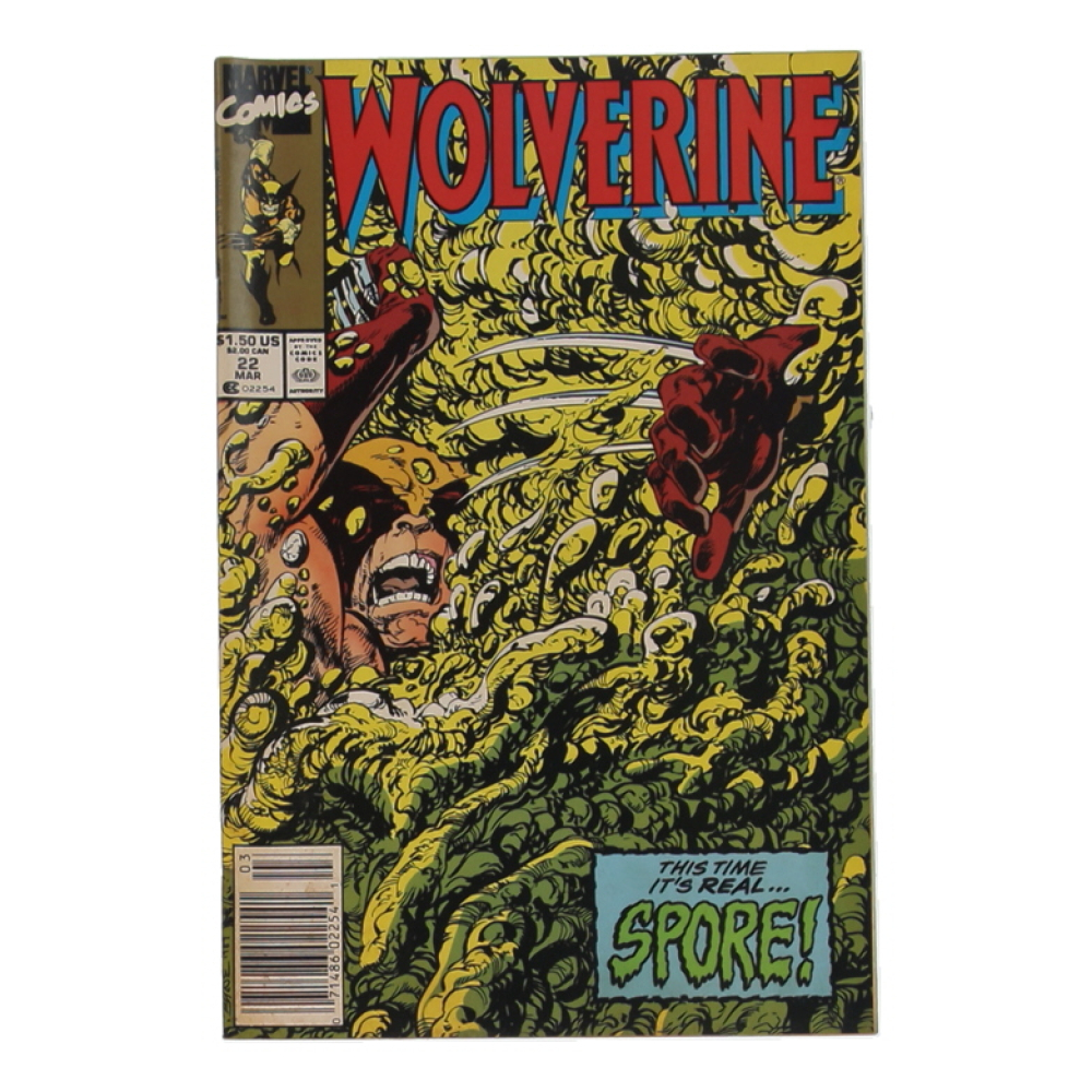 1990 "Wolverine" Issue #22 Marvel Comic Book at PristineAuction.com