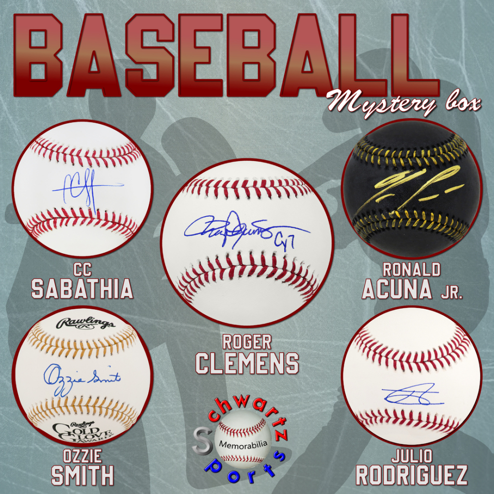 BASEBALL Signed Mystery Box - Series 24 (Limited to 150) - Schwartz Sports at PristineAuction.com
