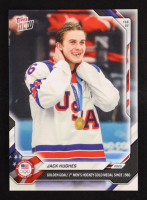 Jack Hughes 2025 Topps Now #18-SP Image Variation Short Print at PristineAuction.com