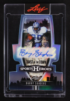 Barry Sanders 2026 Leaf Sports Heroes Toast Of The Town Autograph Platinum #BS1 #5/5 at PristineAuction.com