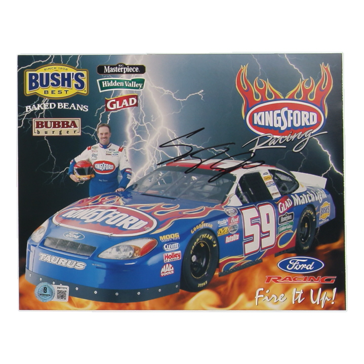 Stacy Compton Signed NASCAR 8x10 Hero Card (Beckett) at PristineAuction.com Stacy Compton Signed NASCAR 8x10 Hero Card (Beckett) at PristineAuction.com