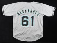 Livan Hernandez Signed Jersey Inscribed "MVP 1997 WS" (JSA) at PristineAuction.com