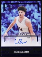 Cameron Boozer 2025 Leaf In The Game Used Gold Prospects Blue Holo #LG-CB1 #32/45 at PristineAuction.com