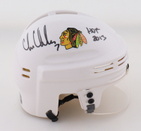 Chris Chelios Signed Blackhawks Mini Helmet Inscribed "HOF 2013" (JSA) at PristineAuction.com