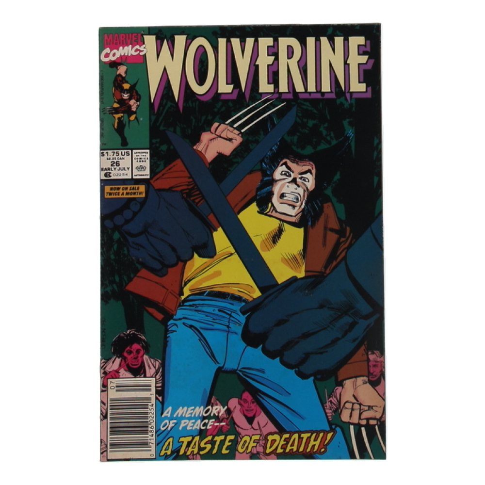 1990 "Wolverine" Issue #26 Marvel Comic Book at PristineAuction.com