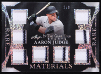 Aaron Judge 2025 Leaf in the Game Used Rare Materials Game-Used Octo Memorabilia Sparkle #RM-1 #3/8 at PristineAuction.com