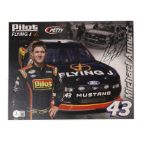 Michael Annett Signed NASCAR 8x10 Hero Card (Beckett) at PristineAuction.com
